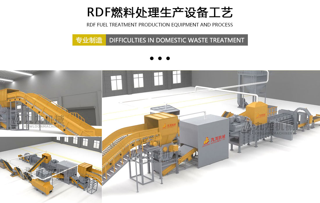 RDF燃料处理生产设备工艺